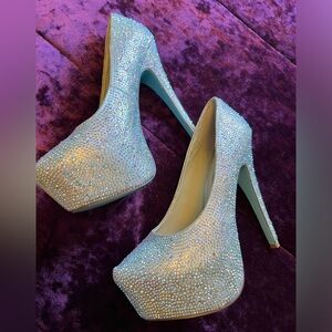 Betsy Johnson diamond heels
